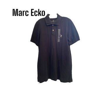 Marc Ecko Black Polo Shirt S NWT
